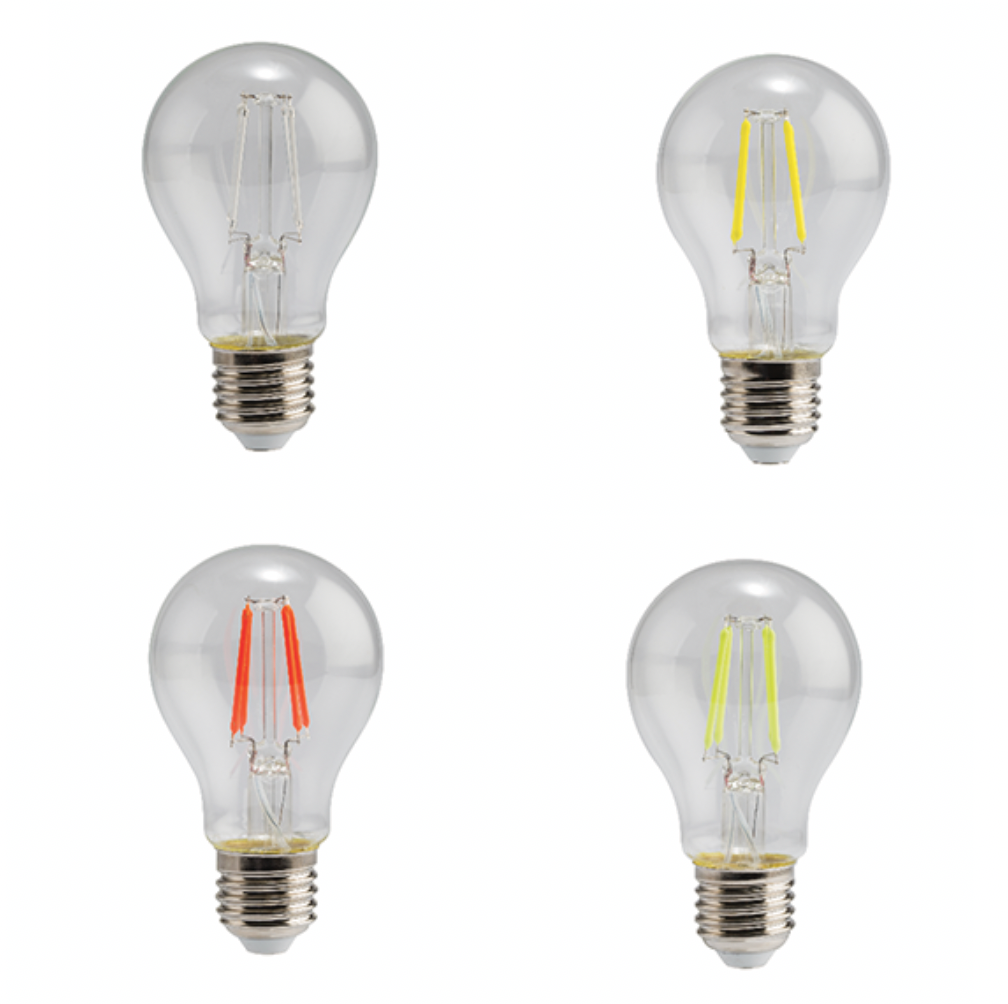 LED Filament Color หลอดแอลอีดี ฟิลาเมนต์ ขนาด 4 วัตต์