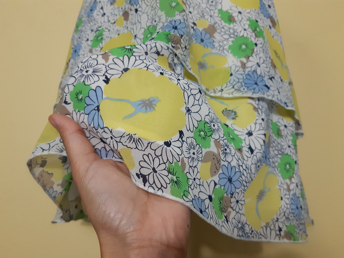 กระโปรงญี่ปุ่นลายดอกไม้