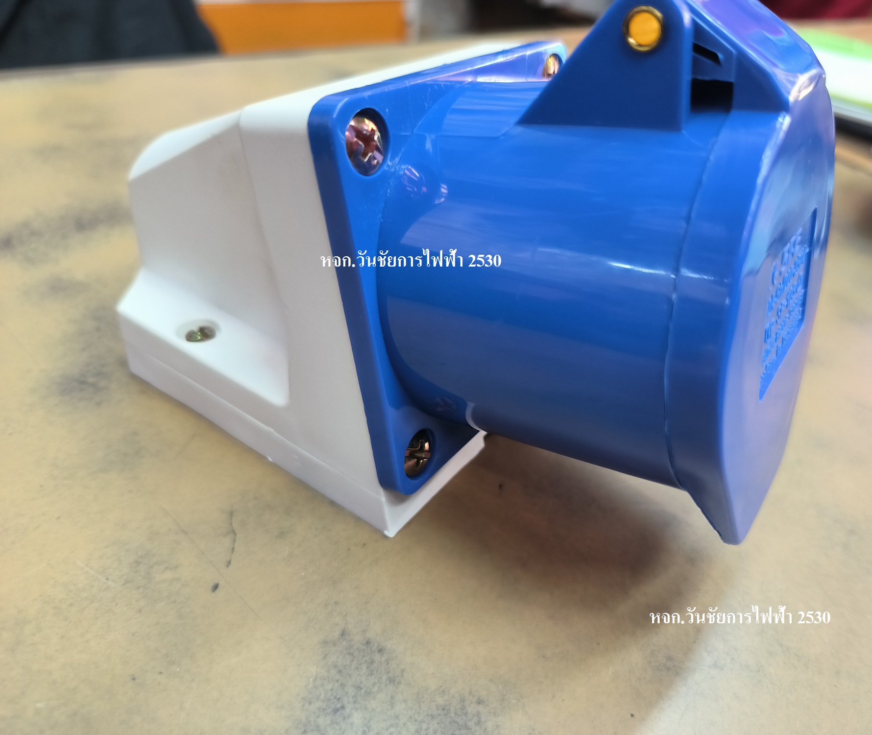 เพาเวอร์ปลั๊กเต้ารับติดลอย (2P+E) 32A 230V 6H IP44 BF/ SFE