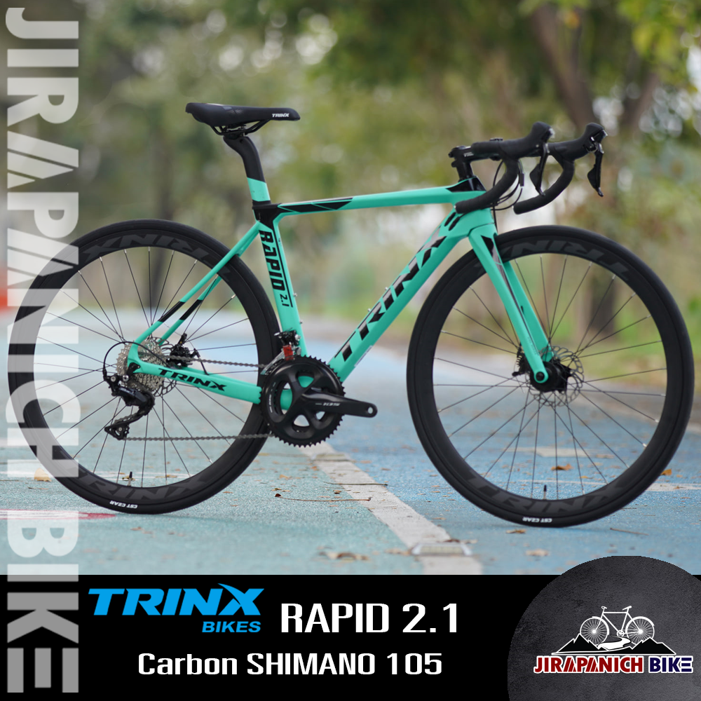 จักรยานเสือหมอบ TRINX รุ่น RAPID 2.1 (Carbon, Discbrake,SHIMANO105 )