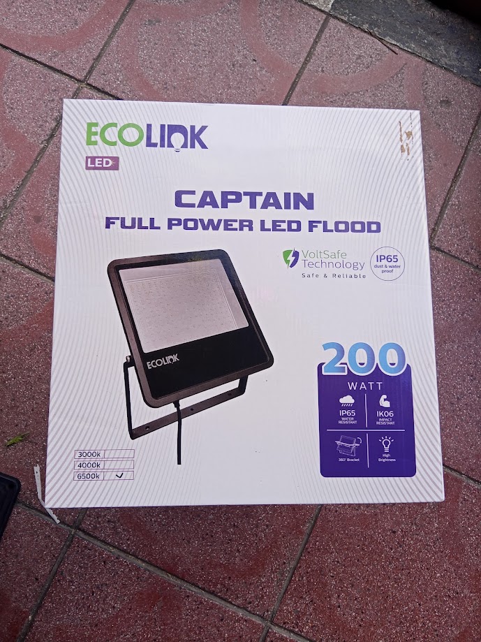 ECOLINK สปอตไลท์ภายนอก LED ECOLINK FL007 200 วัตต์ DAYLIGHT LED 200 วัตต์ 200W อีโคลิงค์