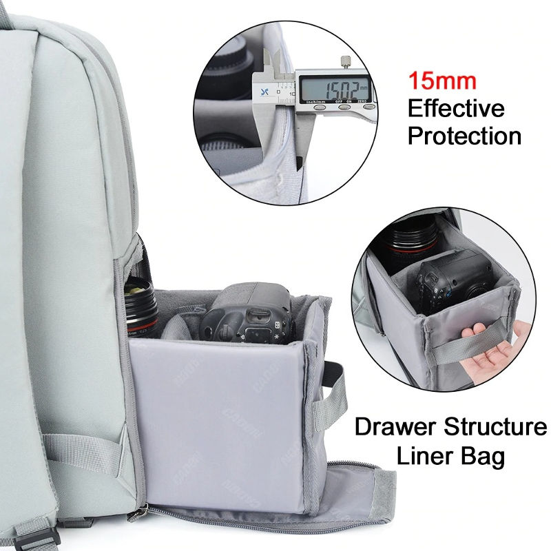 Caden L4 Camera Bag Backpack กระเป๋ากล้อง เป้สะพายหลัง ผ้ากันน้ำ กันกระแทก