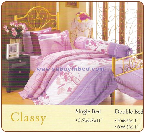 ชุดเครื่องนอน ผ้าปูที่นอน กันไรฝุ่น Satin ซาตินพรีเมียร์ ลาย P064 (ชมพูอมม่วง ลายนี้ก็ขายดีค่ะ)