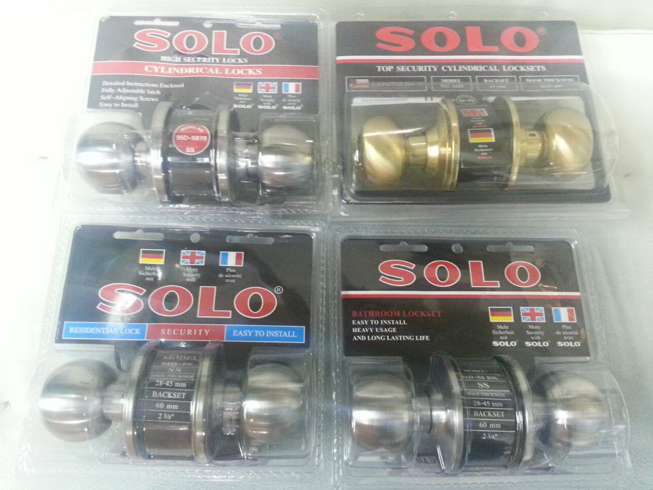 กุญแจ SOLO ราคาถูก ขายปลีก ขายส่ง รับผลิต กุญแจ SOLO Masterkey , SOLO Keyalike SAFE SHOP คลองถม