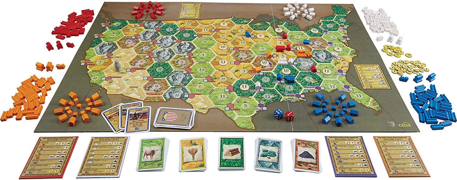 Catan Histories: Settlers of America – Trails to Rails