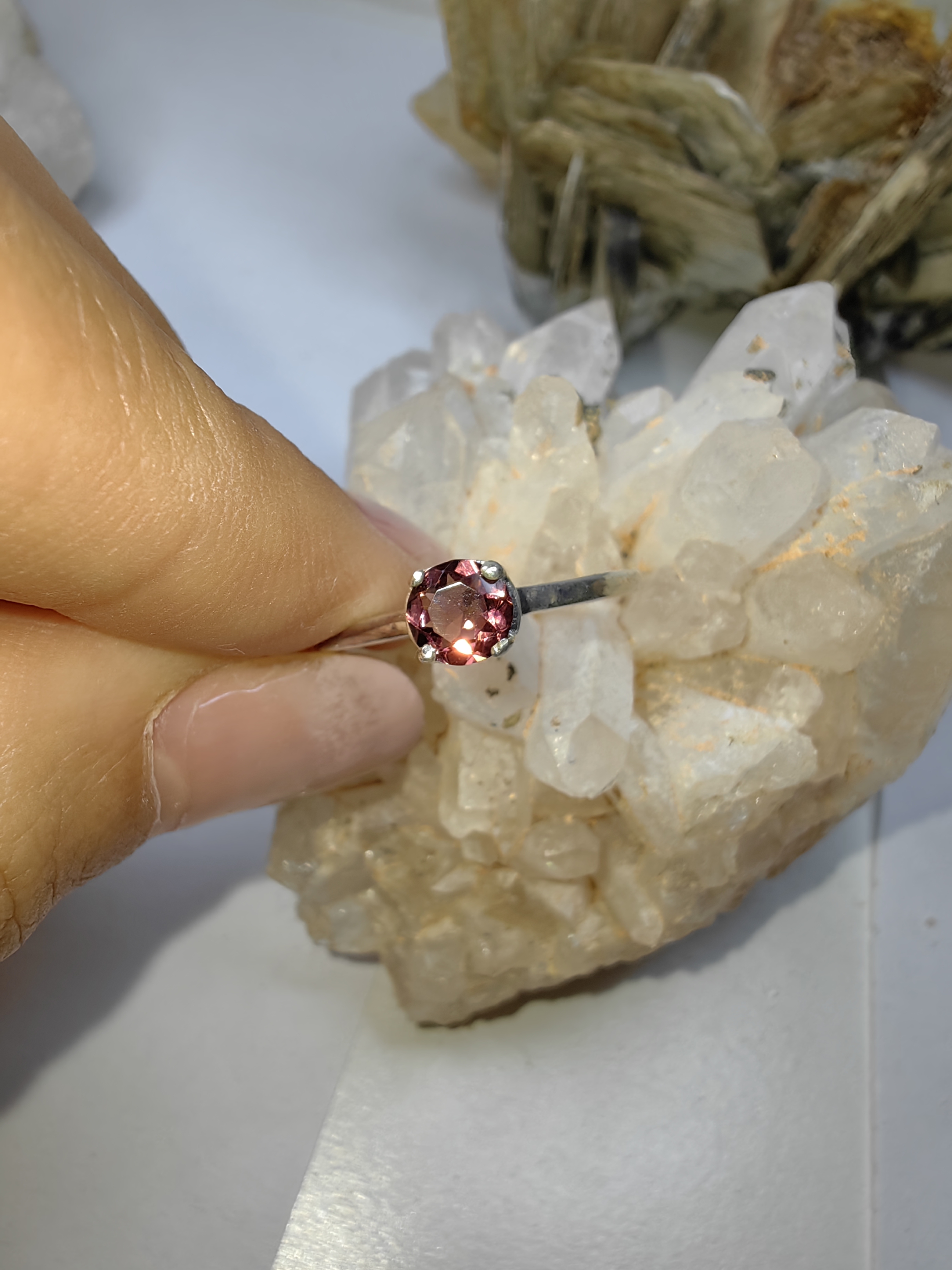 ทับทิม เงินแท้ 92.5% Ruby 925 Sterling Silver Ring