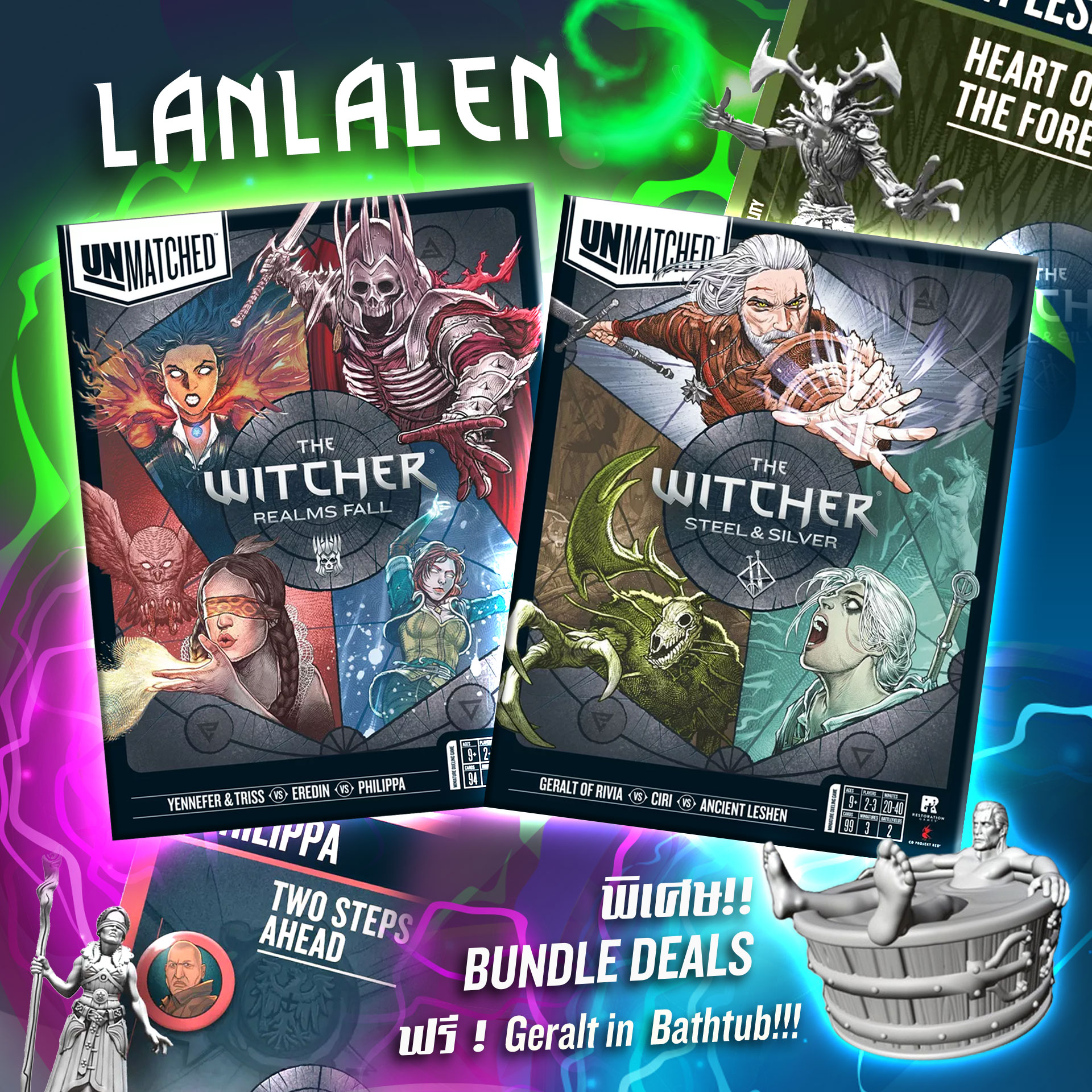 Unmatched: The Witcher Exclusive Bundle