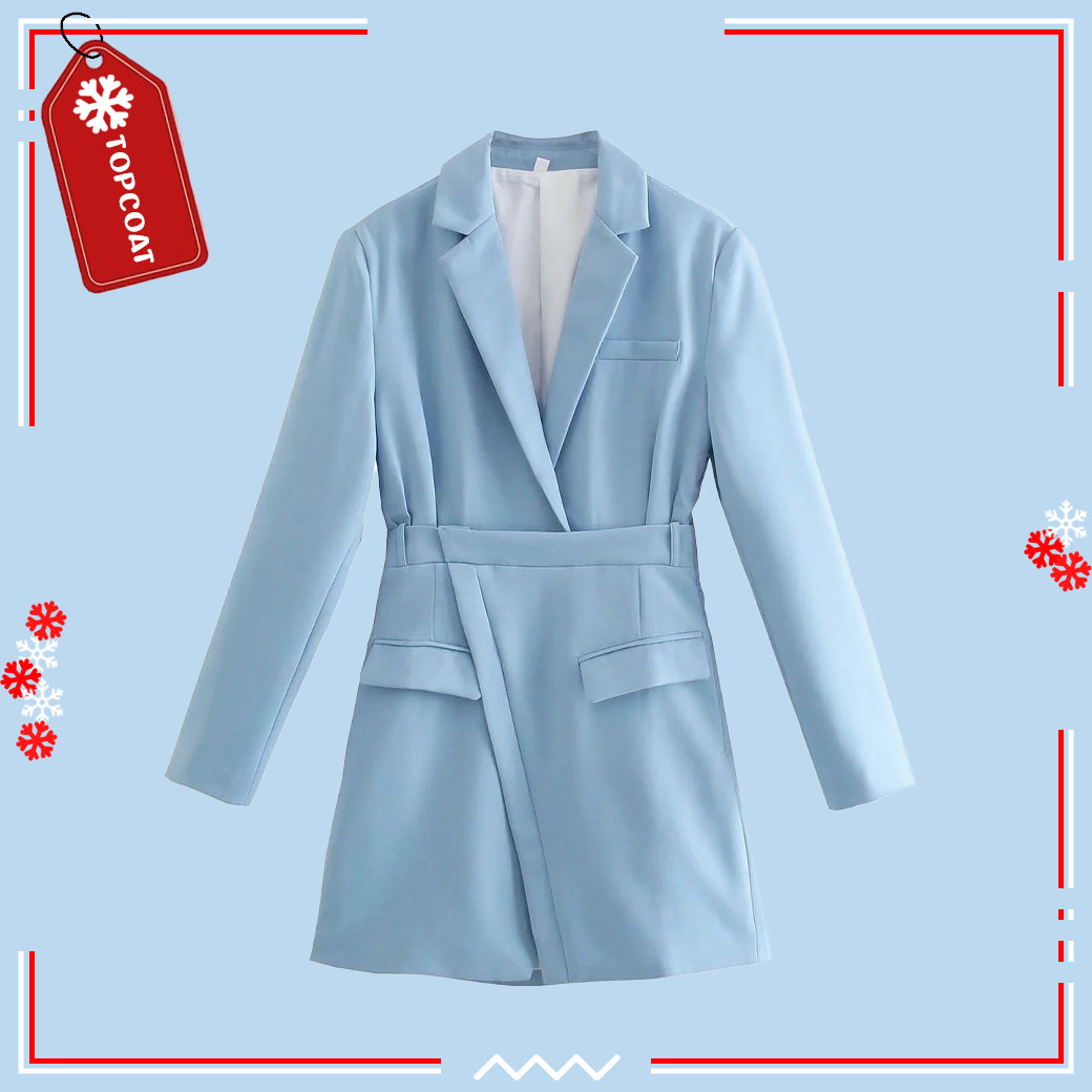 เดรสสูทสีพาสเทล ซับในทั้งตัว ครีม เหลืองอ่อน ฟ้า เขียว