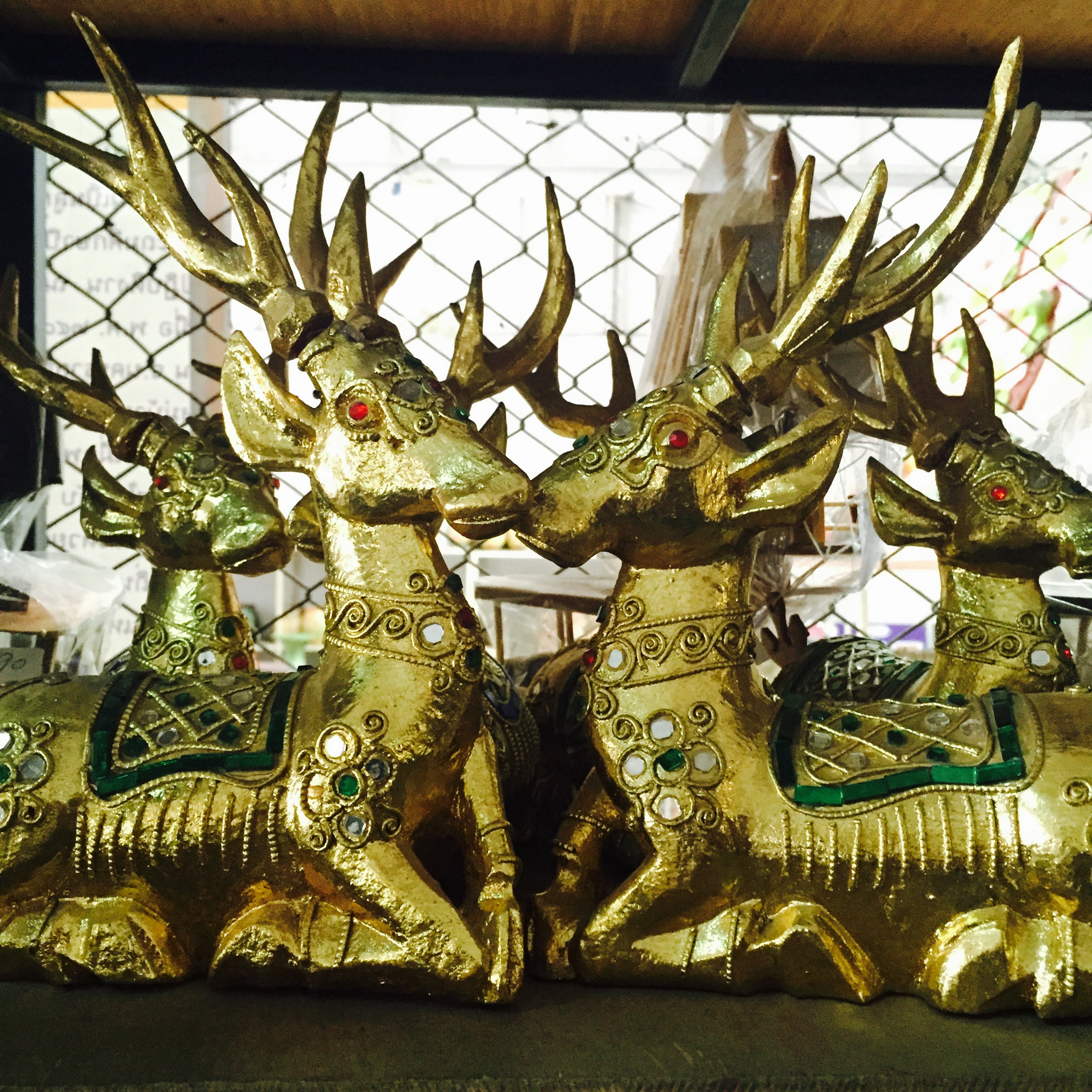 คู่กวางเดินทอง8"