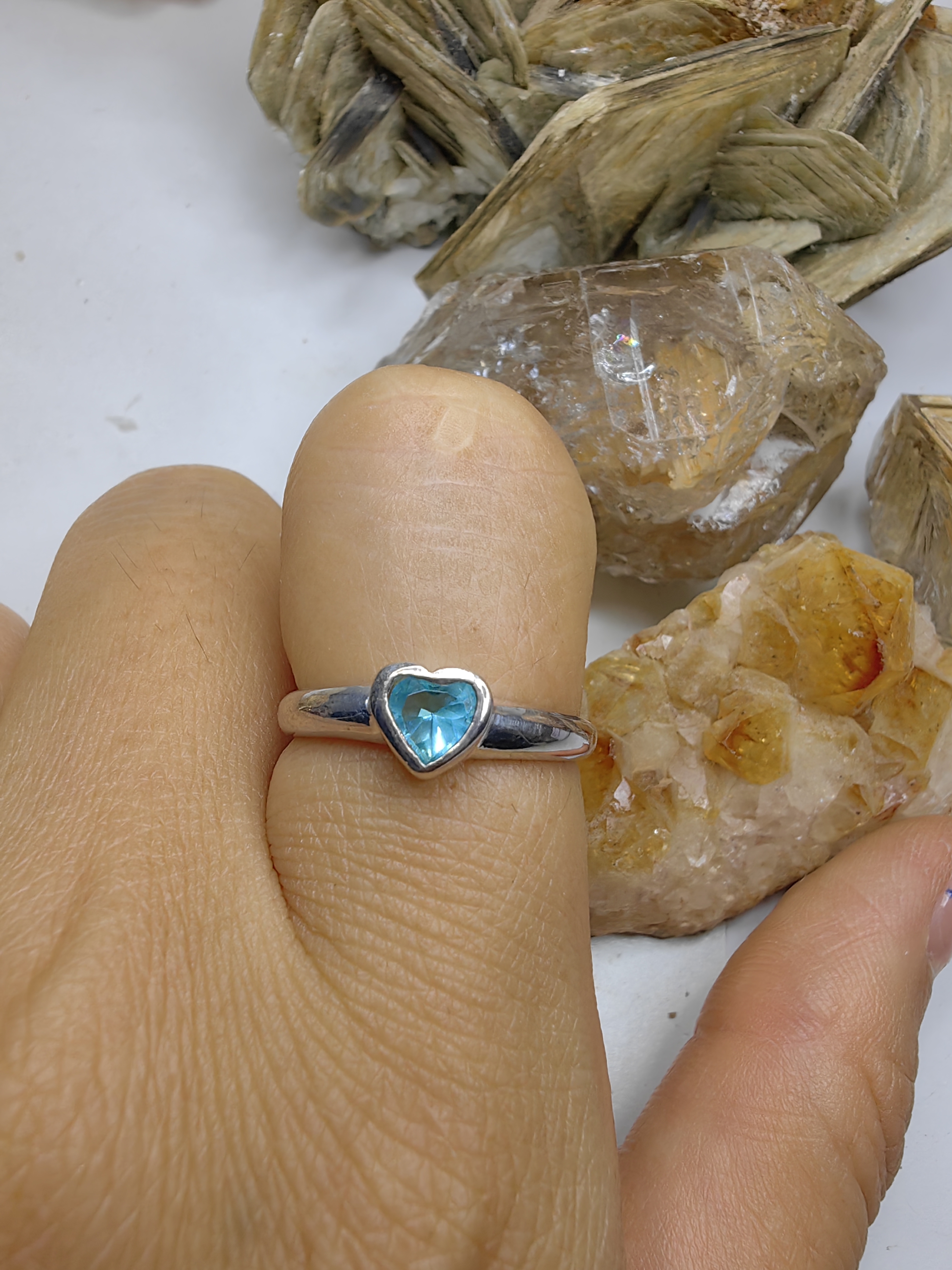ไพลิน เงินแท้ 92.5% Blue Sapphire 925 Sterling Silver Ring