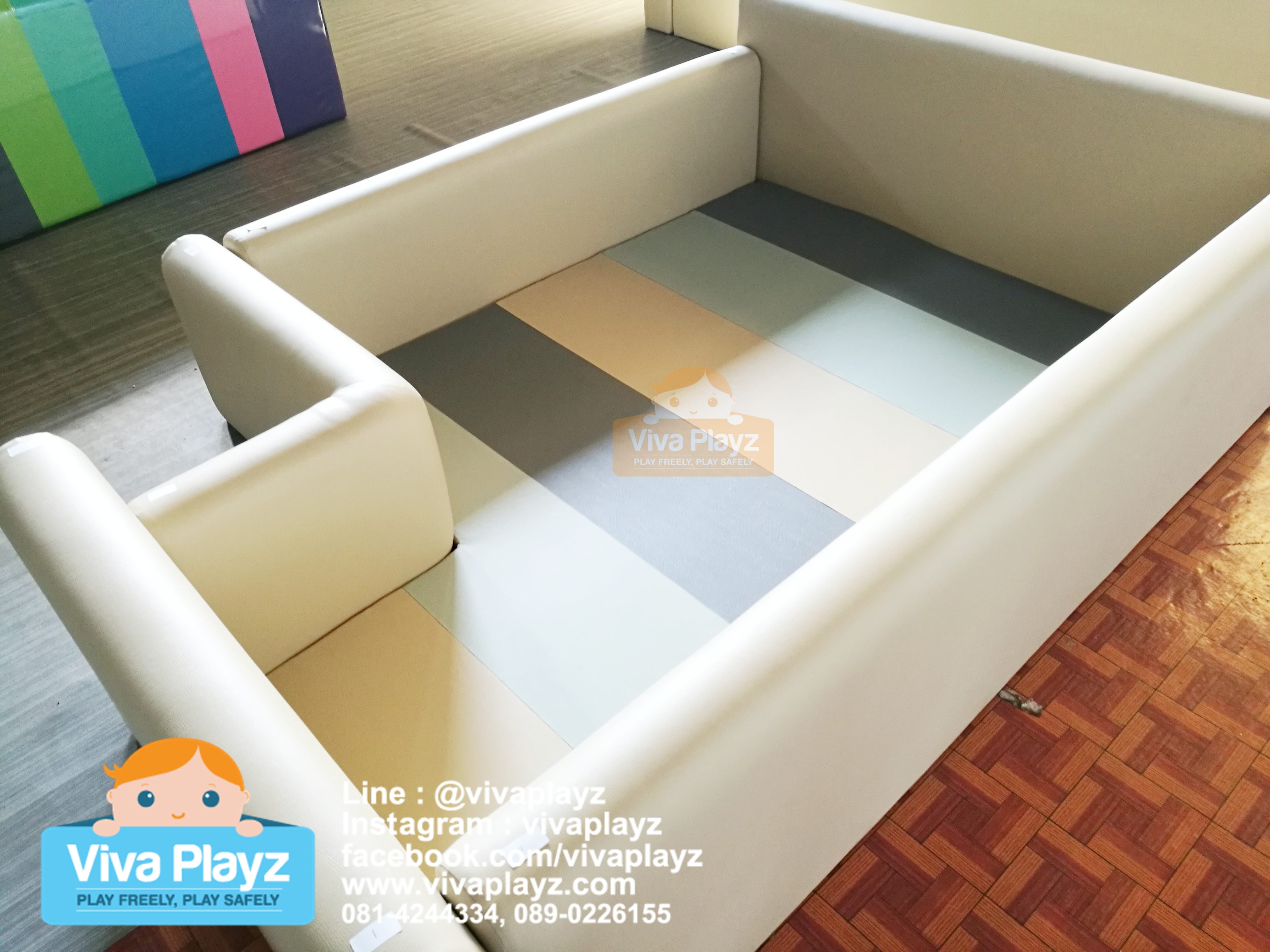 ตัวอย่างสี คอกกั้นเด็ก