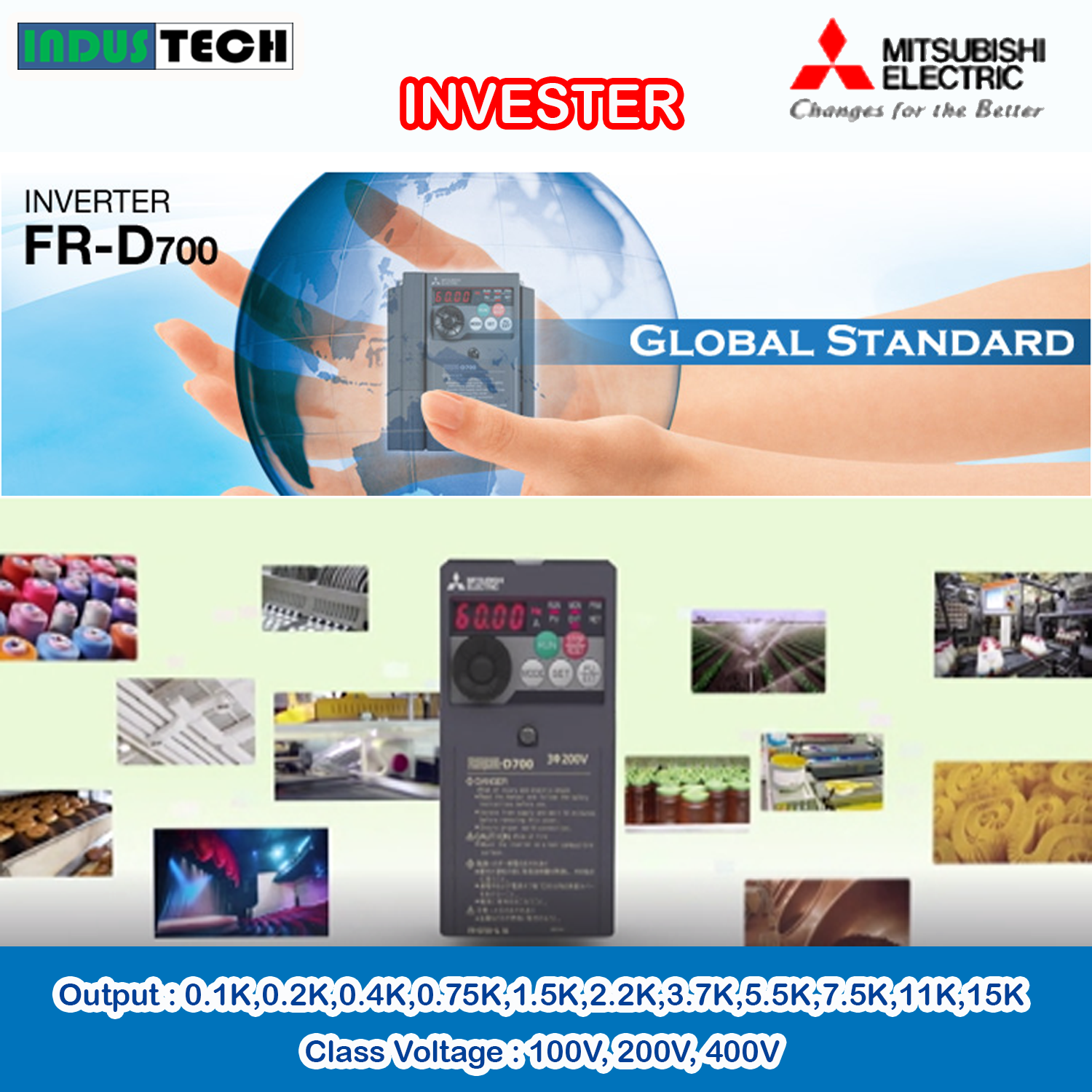 Mitsubishi Inverter FR-D7