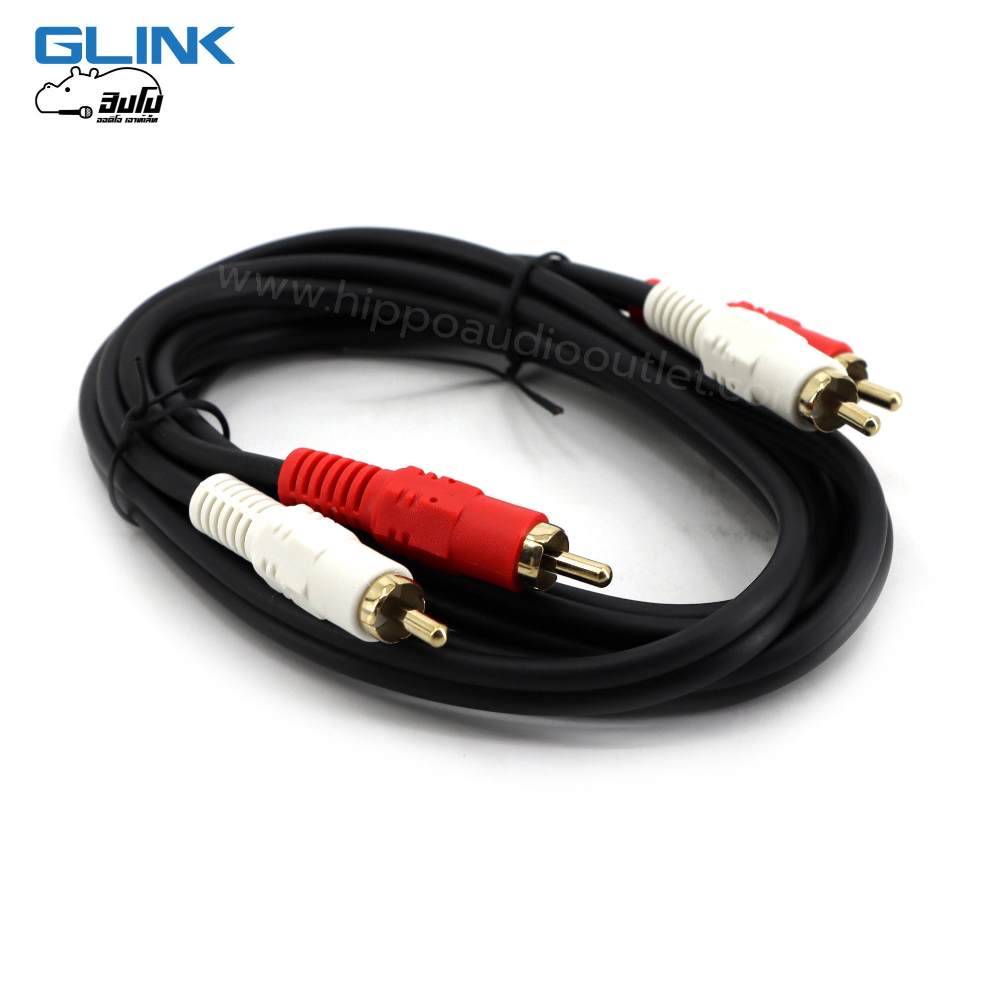 สาย RCA 4 หัวใส 1.5 เมตร GLDC002 (SP1)