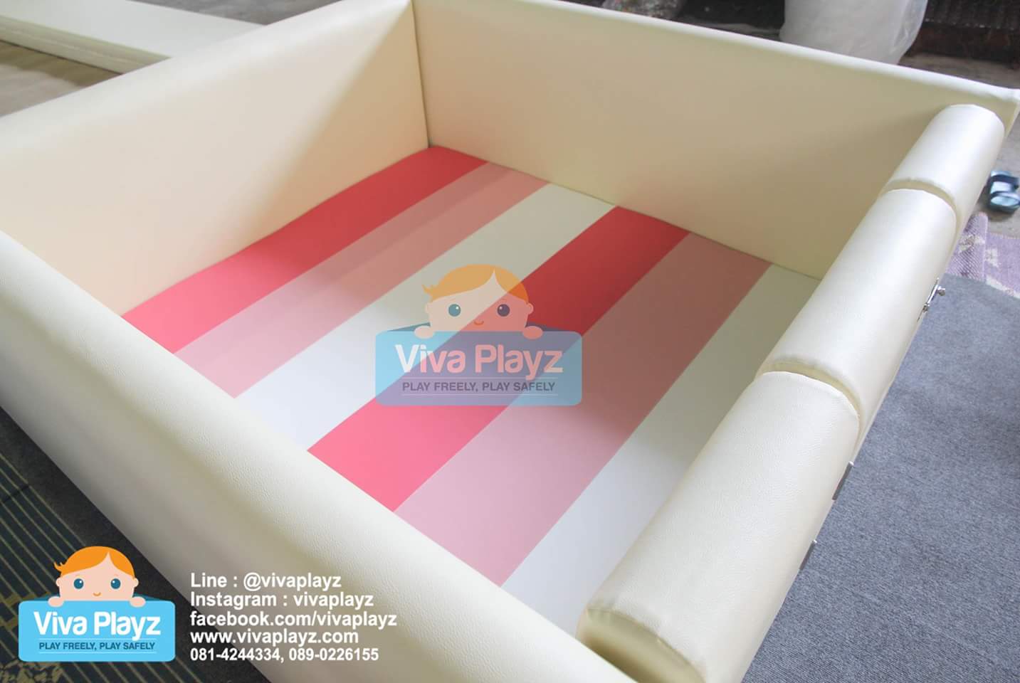 ตัวอย่างสี คอกกั้นเด็ก