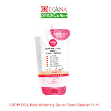Cathy Doll โฟมล้างหน้า Aura Whitening Serum Foam Cleanser 100 มล.