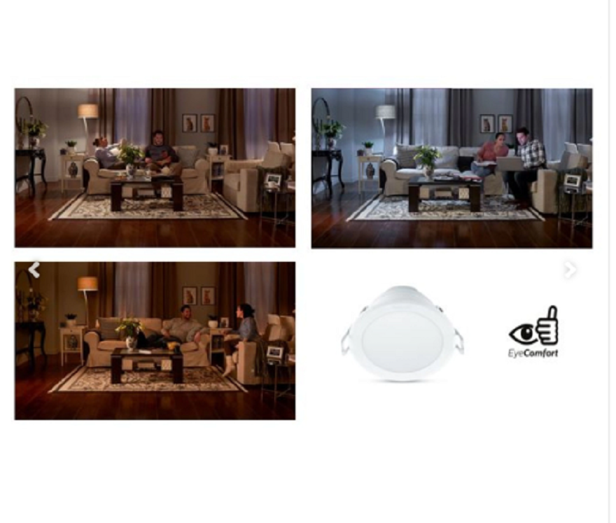 PHILIPS (สลับ3สี) โคมไฟดาวน์ไลท์ LED 5w 9w 13w 17w Downlight รุ่น Meson SSW 3 Color 3แสงในโคมเดียว โคมฝั่งฝ้า