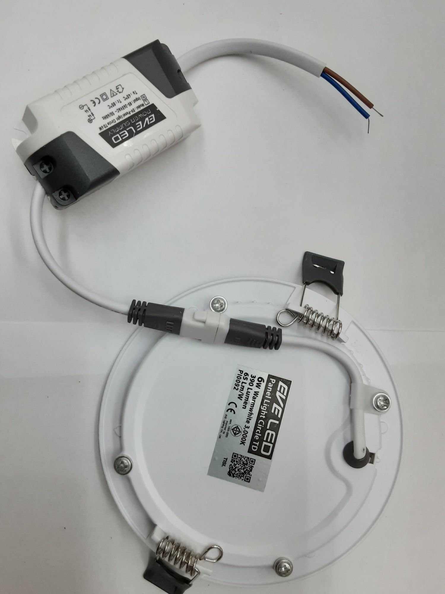 Eve โคมดาวไลท์ LED 4นิ้ว 6w พาเนลไลท์แอลอีดี หน้ากลม 6 วัตต์ แสงส้ม (วอร์มไวท์) 1 ชุด