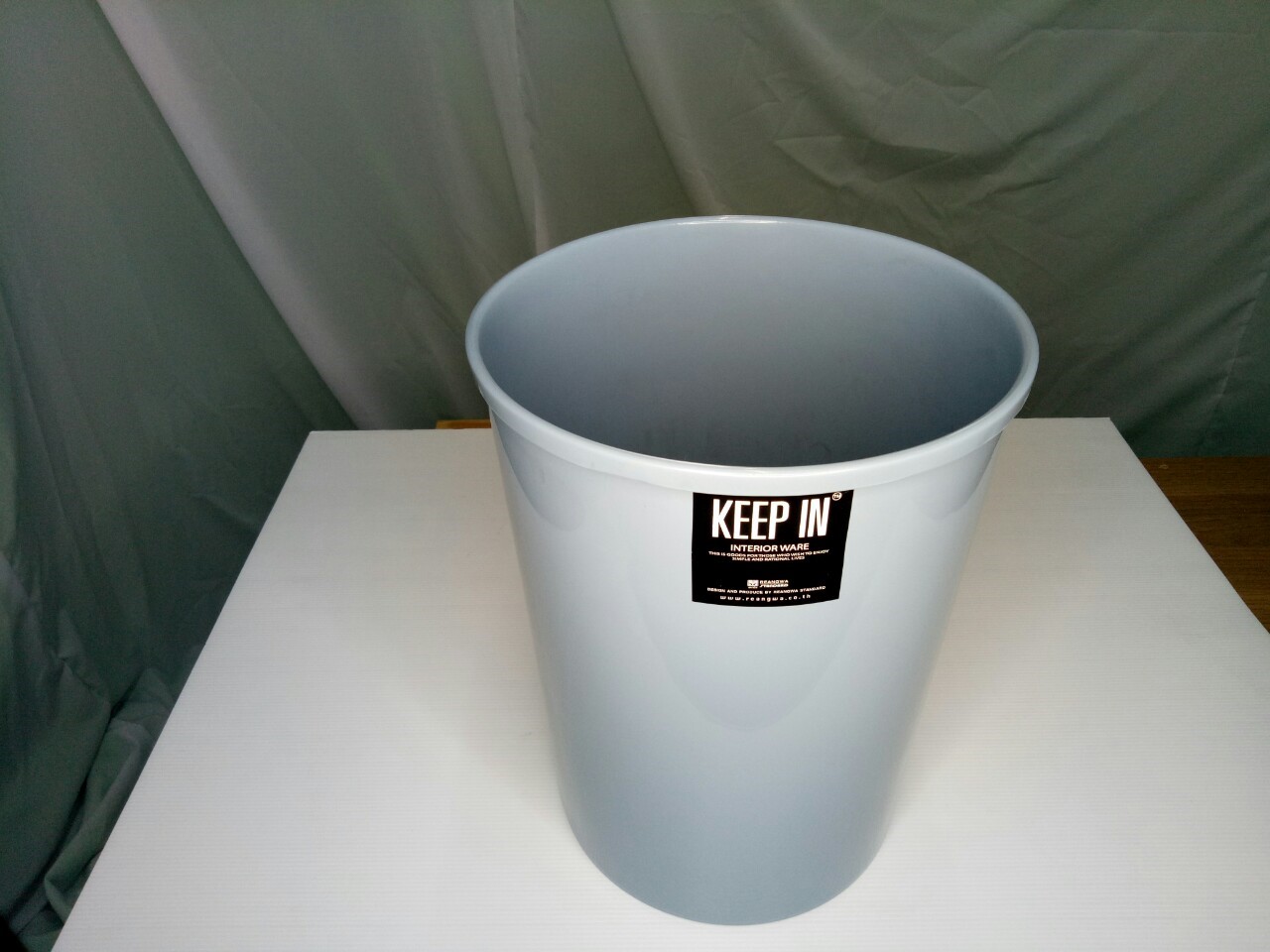 ถังขยะทรงกลม ไม่มีฝา 5 ลิตร