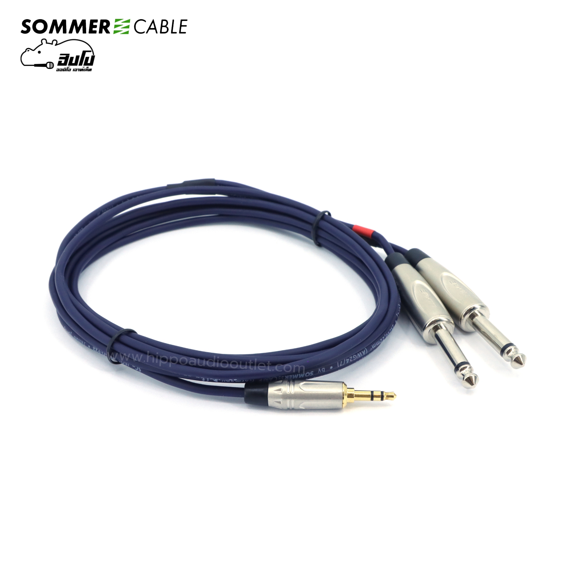 สาย SOMMER 3.5TRS 6.35 TSx2 SC B5 03 BLU(สีน้ำเงิน) (SP1)