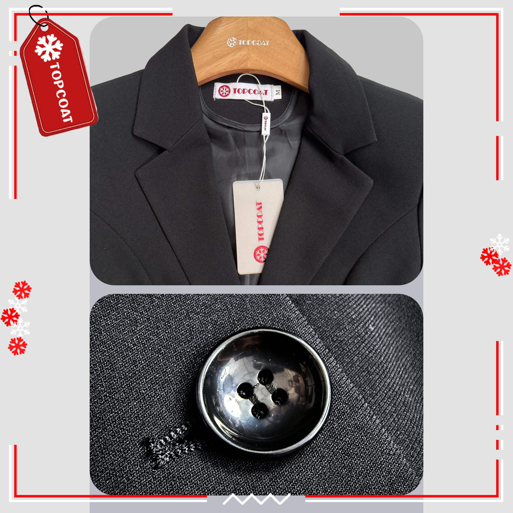 ชุดสูทกระดุมเดียว เสื้อ+กางเกง ทรงเข้ารูป กางเกงขากระบอกกลาง