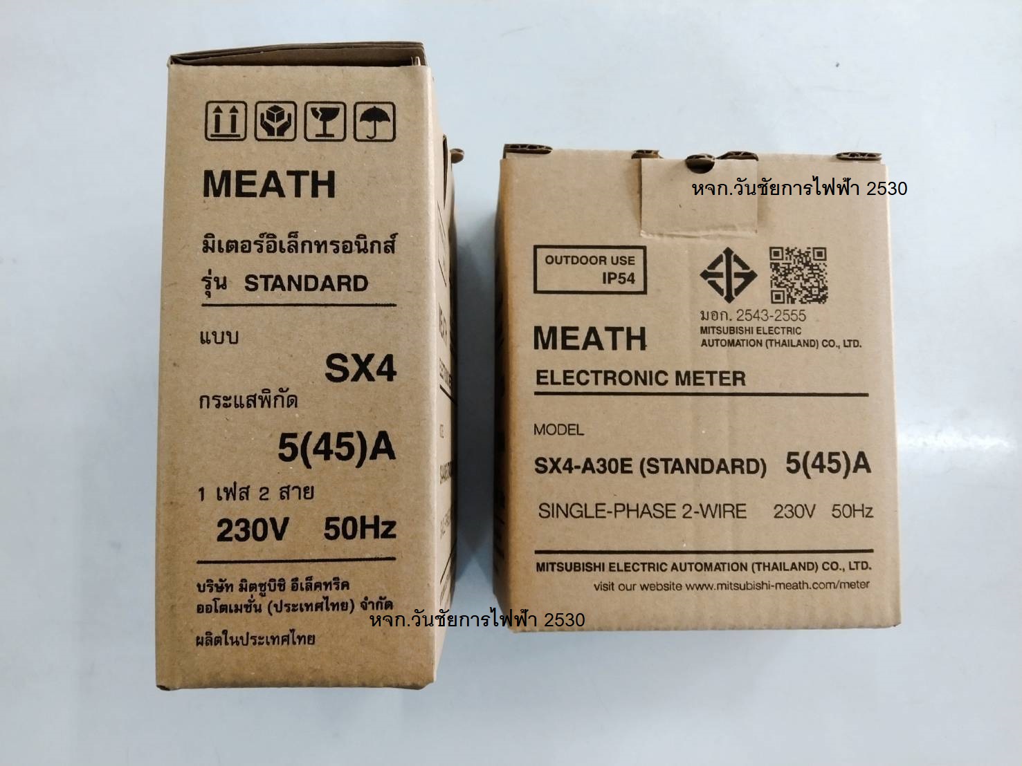 Mitsubishi มิเตอร์วัดไฟฟ้า อิเล็กทรอนิกส์ 1P2W มิเตอร์มิตซูบิชิ รุ่น SX4-A30E 5A(100A) ทดแทน15A/45เดิมแทนMF-33E รุ่นเก่า