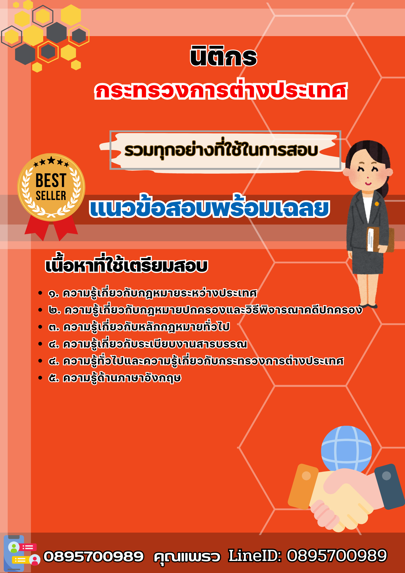 เเนวข้อสอบนิติกร กระทรวงการต่างประเทศ 2568