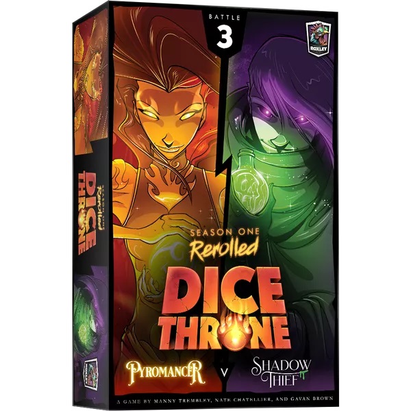 Dice Throne: Season One - Box 3 Pyro vs Shadow Thief