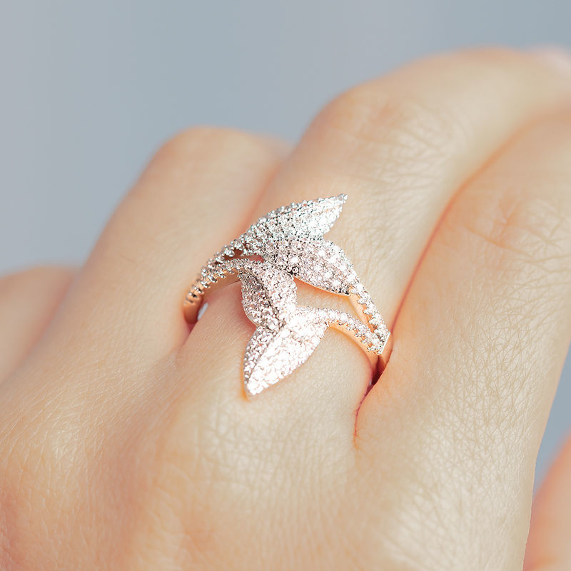 DIAMOND 18K YELLOW GOLD RING แหวน เพชร ทอง 18K Pre-order