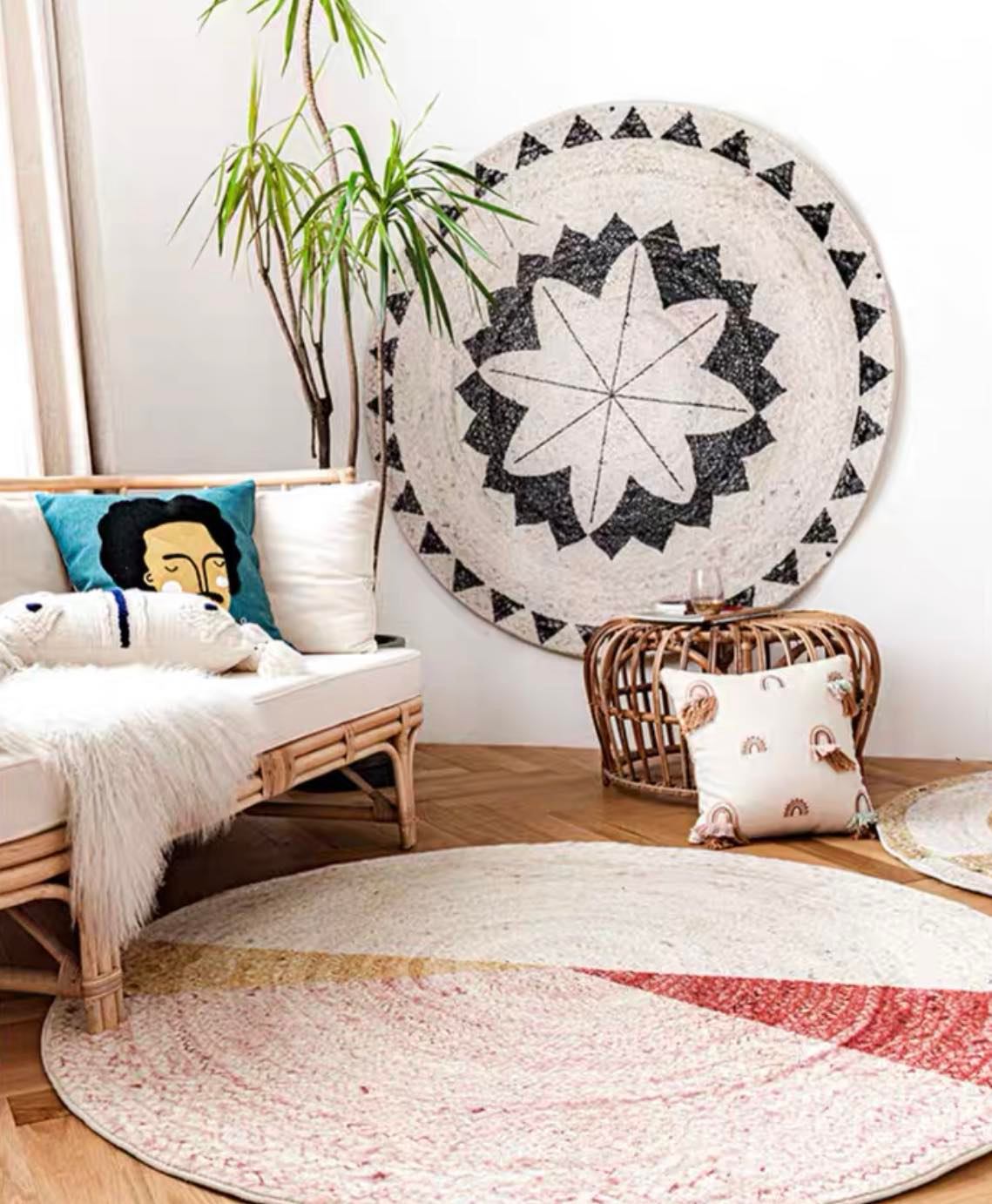 พรมทรงกลม นุ่มพรีเมี่ยม 101