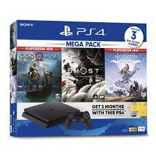 Playstation 4 : Ps4 Slim 1TB Mega Pack 4 Bundle Pack