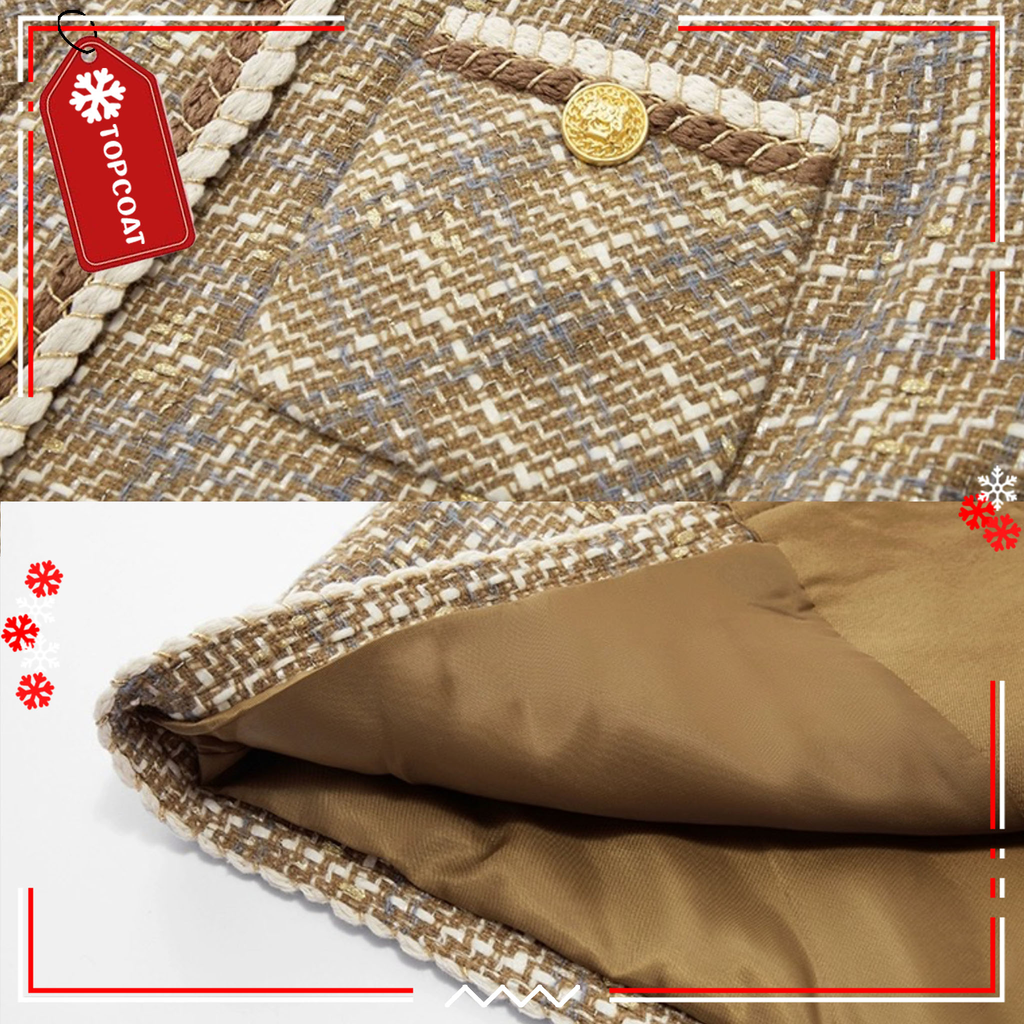 สูทคลุมผ้าทวิต ซับในทั้งตัว ผ้าทอละเอียดสวย