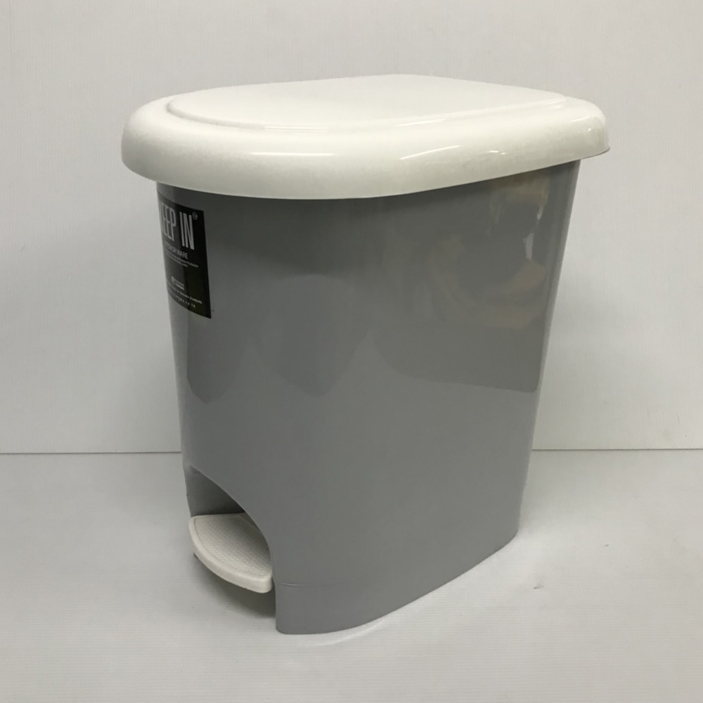 ถังขยะเท้าเหยียบ รูปไข่ 14 ลิตร