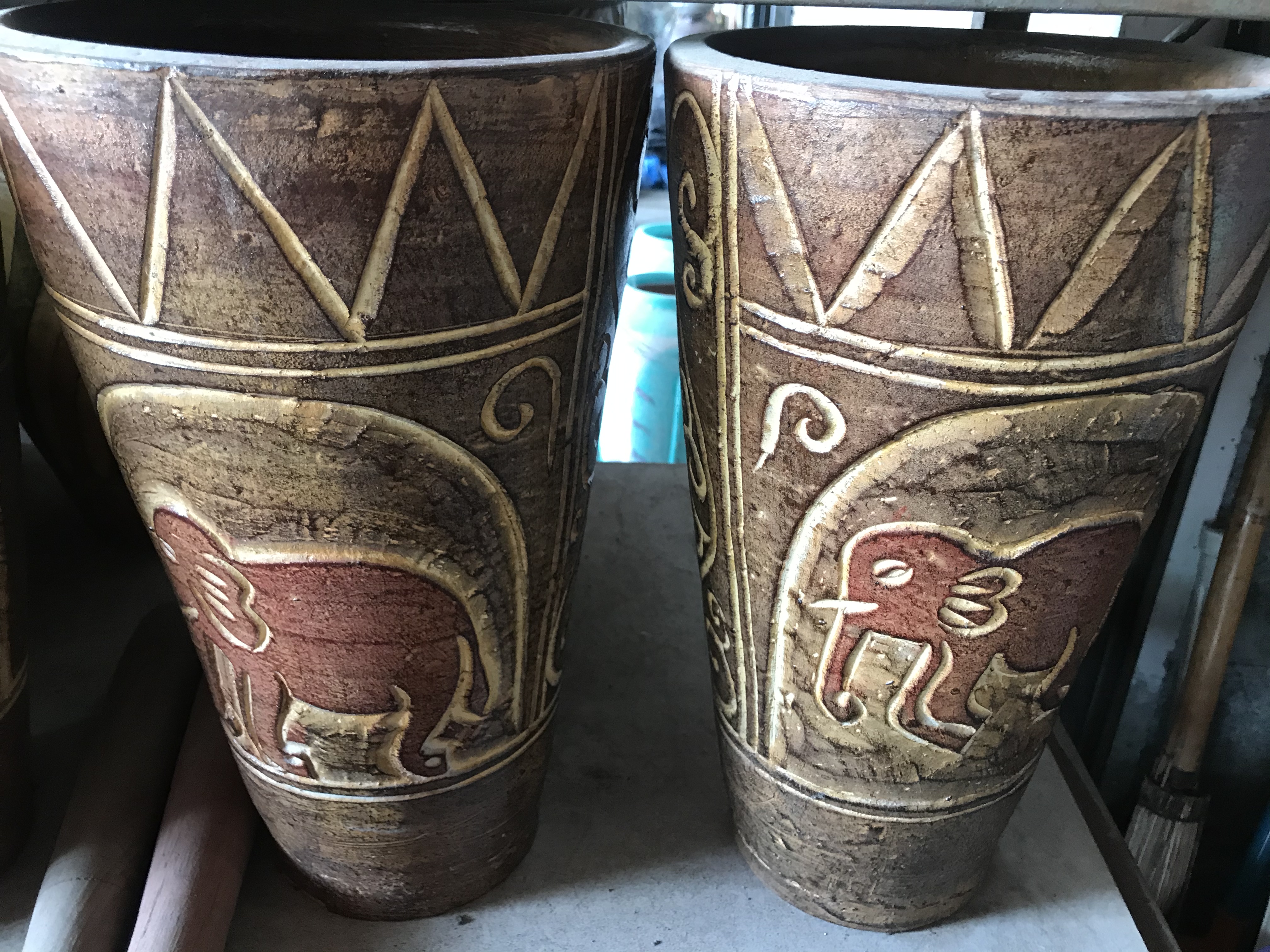 แจกันดินเผา45cm.