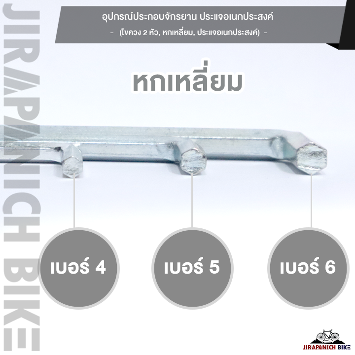 อุปกรณ์ประกอบจักรยาน ประแจอเนกประสงค์, ไขควง 2 หัว, ไขควง 4 แฉก, ไขควงหัวแบน, หกเหลี่ยม