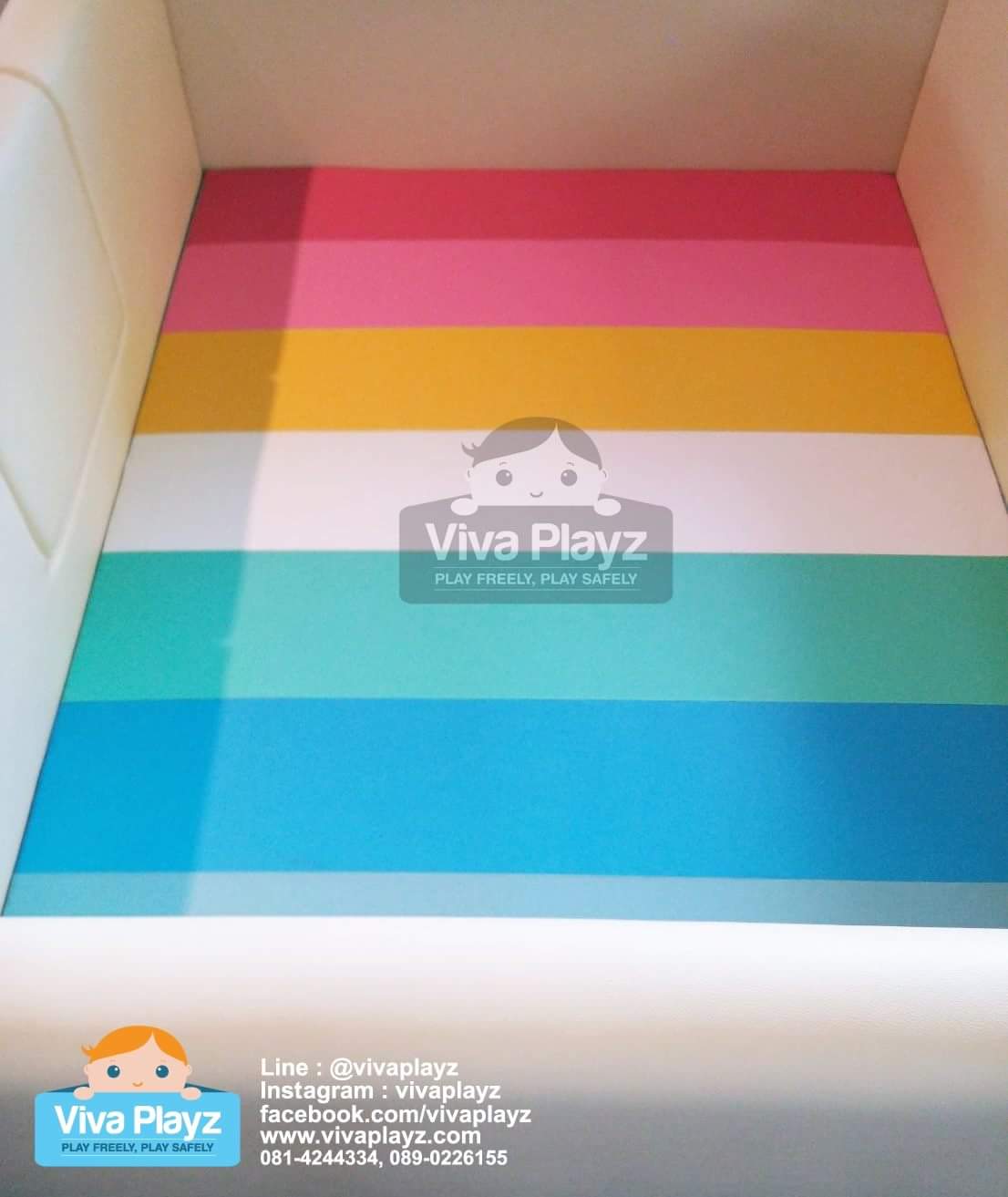 ตัวอย่างสี คอกกั้นเด็ก