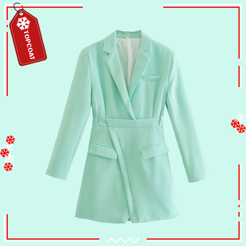 เดรสสูทสีพาสเทล ซับในทั้งตัว ครีม เหลืองอ่อน ฟ้า เขียว