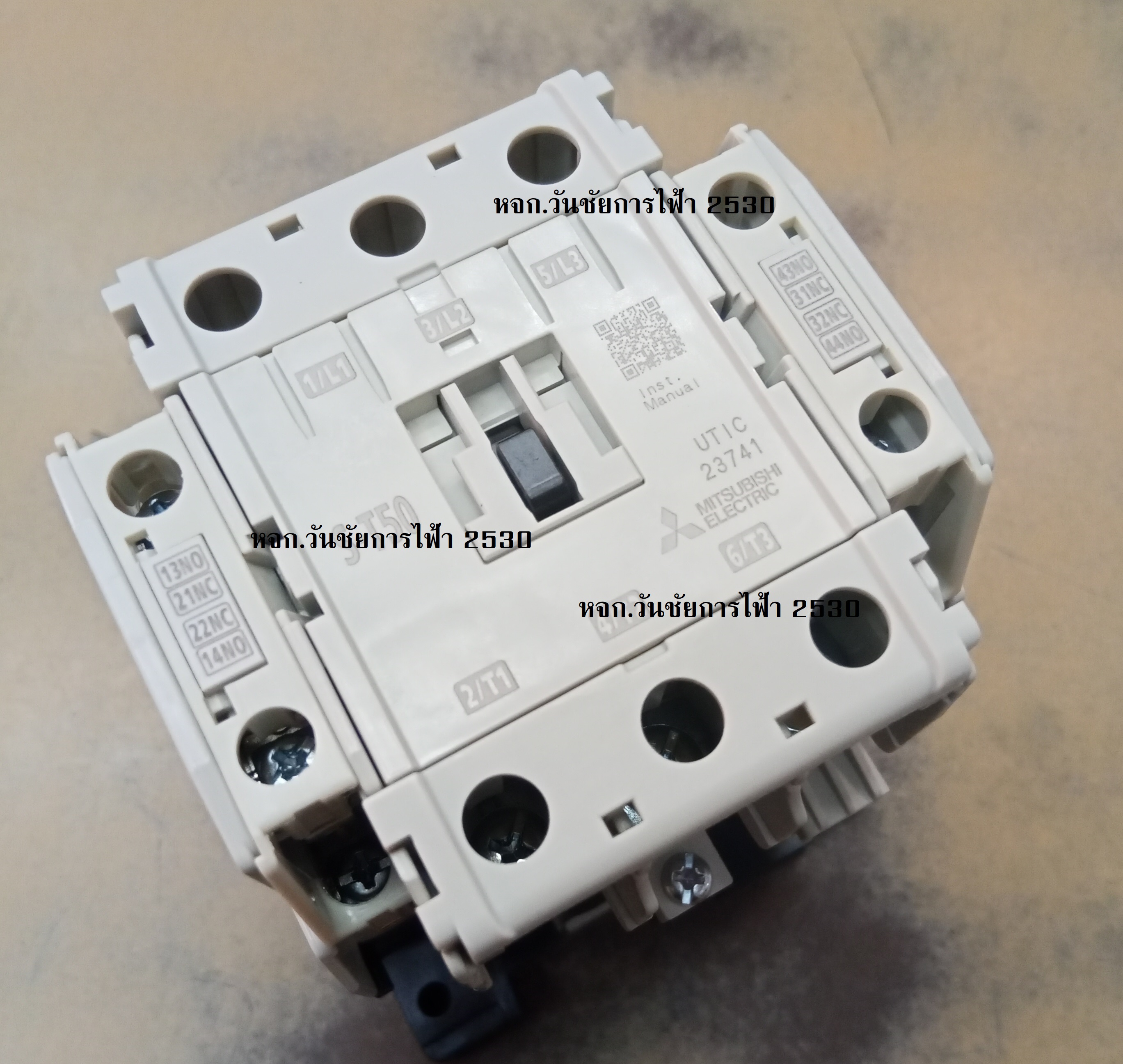 Magnetic Contactor แมกเนติก มิตซูบิชิ S-T50 ST-50 220V MITSUBISHI ราคาก่อนภาษี