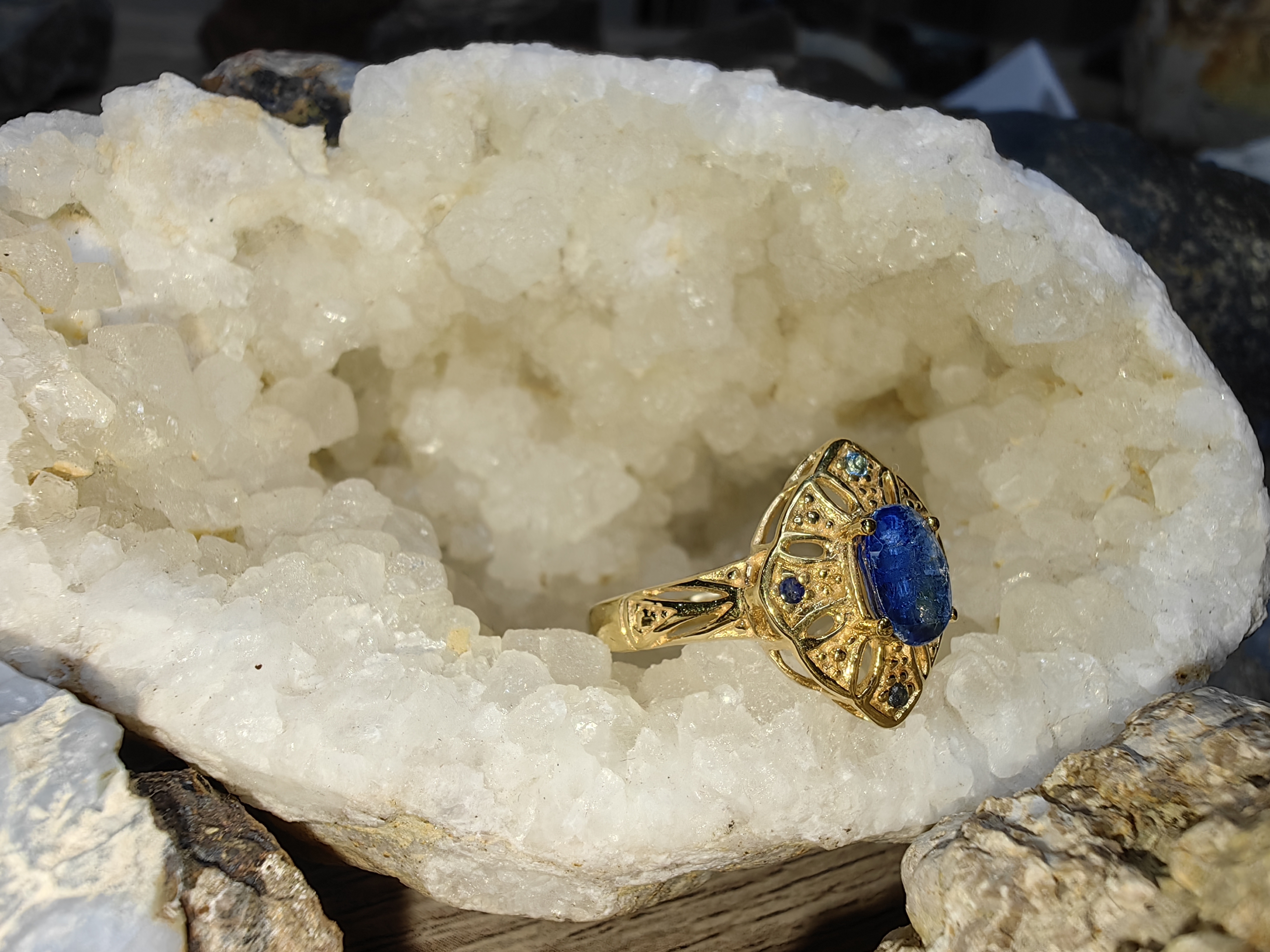 KYANITE RING 925 SILVER RING