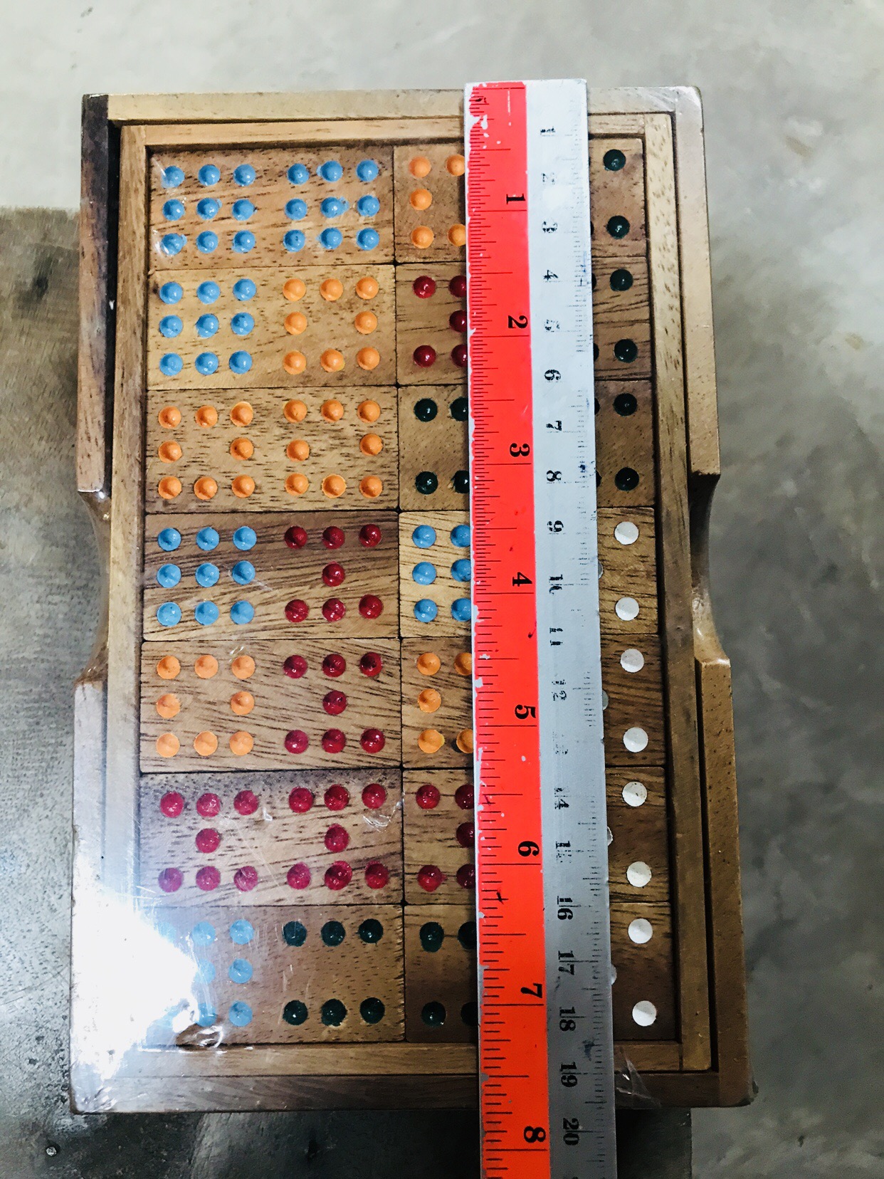 โดมิโน่ไม้สักใหญ่8”