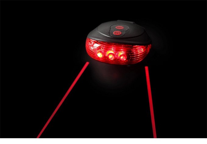 Bicycle Light LASER TAIL LIGHT ไฟสร้างเลนจักรยาน
