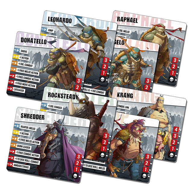 Zombicide: Teenage Mutant Ninja Turtles Pack