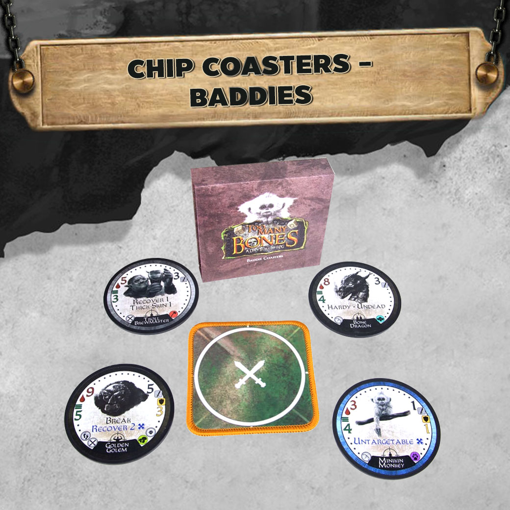 Too Many Bones: Coasters Set 1 - Baddies