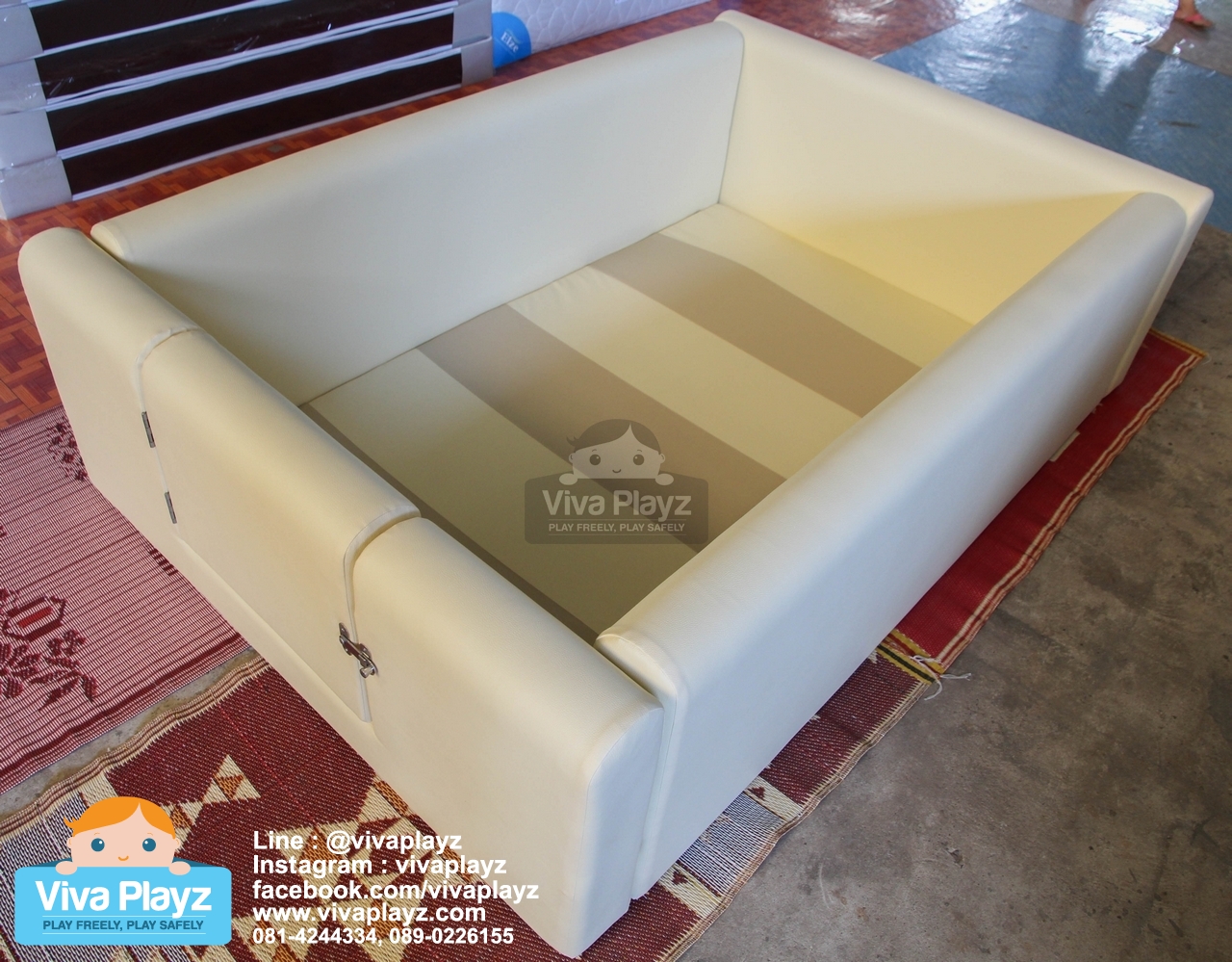 ตัวอย่างสี คอกกั้นเด็ก