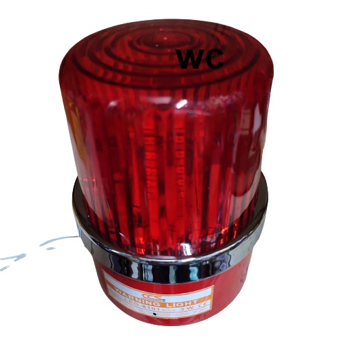 ไฟหมุน LED ไซเรน 6นิ้ว ไฟ 12V 24V 220V 5161R ไฟฉุกเฉิน ไฟไซเรน เตือนภัย สีเหลืองหรือสีแดง warning light