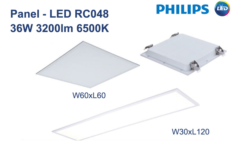 โคมไฟฟิลิปส์ Philips สมาร์ทไบร์ท สลิมพาแนล RC048 36W 30x120 หรือ 60x60 Philips SmartBright LED Slim Panel Light