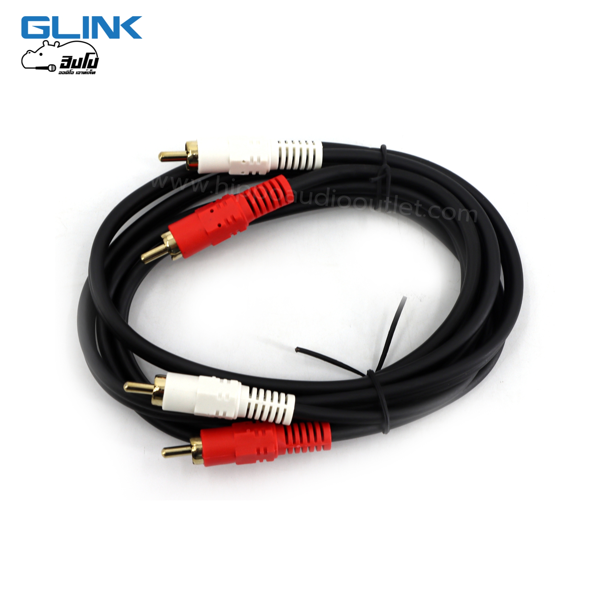 สาย RCA 4 หัวใส 1.5 เมตร GLDC002 (SP1)