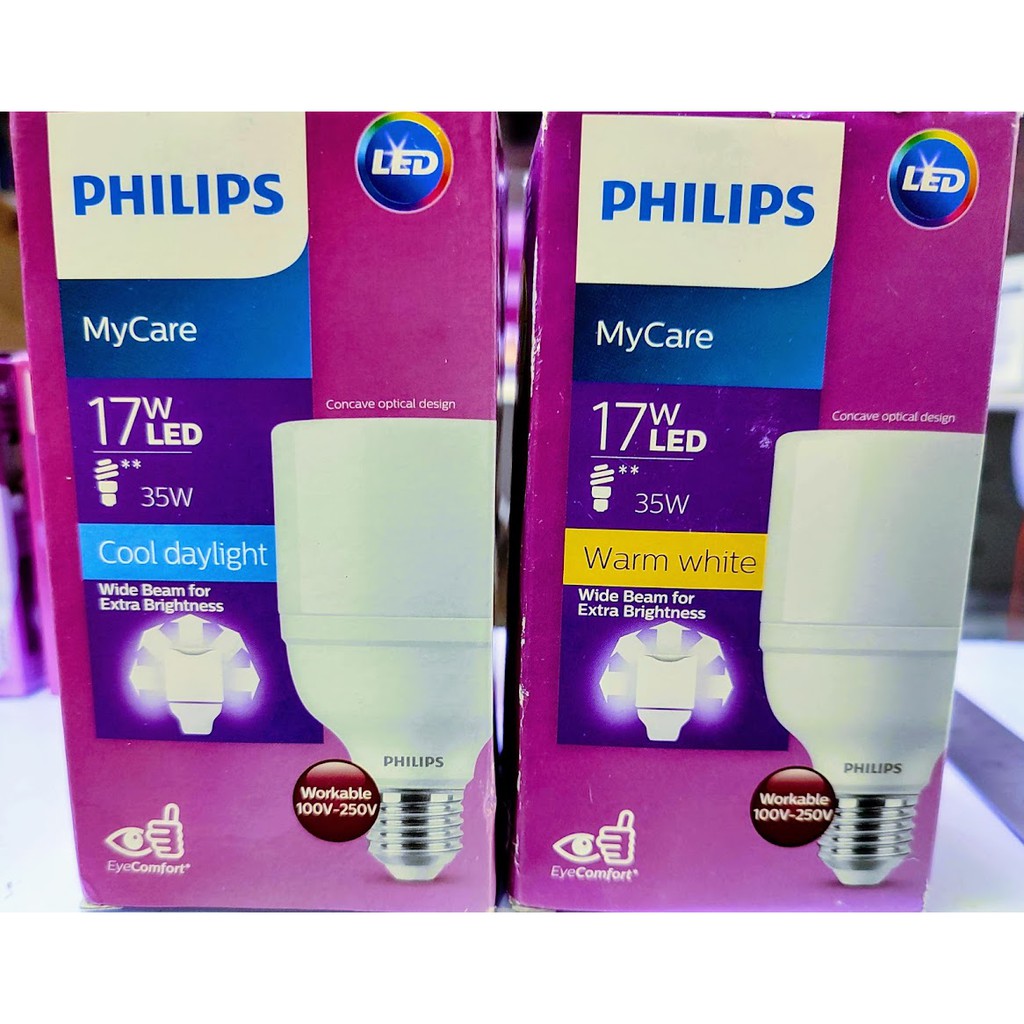 PHILIPS หลอดไฟ LED ฟิลิปส์ T70 LED BULB รุ่นT70 เลือกได้ 9W 11W 13W 15W 17W E27 แสงขาว แสงส้ม