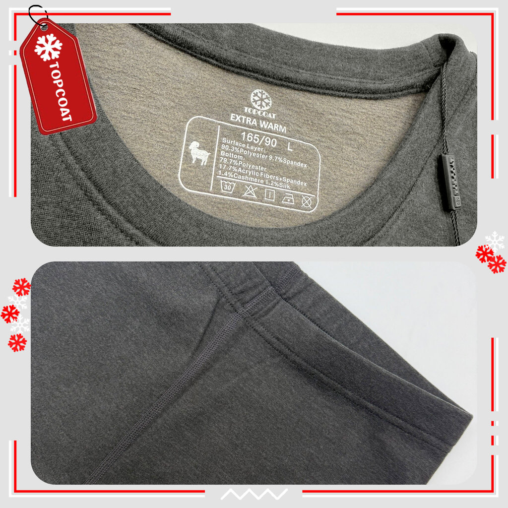 ลองจอน ลองจอนฮีทเทค หญิง ลองจอนฮีทเทคชุดเสื้อ+กางเกง