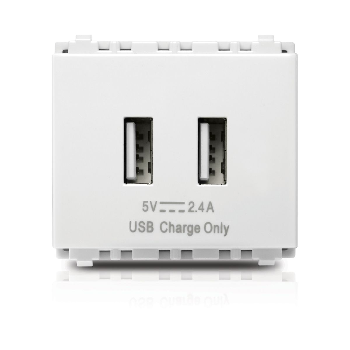 Philips เต้ารับ USB Socket 1 ช่อง 2 พอร์ต ฟิลิปส์ Leafstyle เต้ารับ USB PHILIPS 2 ช่อง 2พอร์ต ปลัก USB ฟิลลิป์