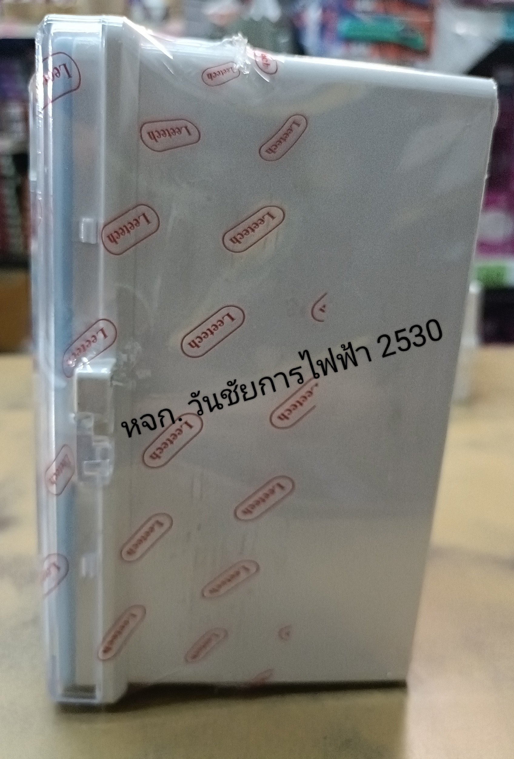ตู้กันน้ำพลาสติกฝาใส Leetech ขนาด 4x6 นิ้ว รุ่นL-CT406 ยี่ห้อ ลีเทค ฝาใส สีขาว